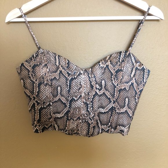 (NWT) ZARA Print Crop Top - Picture 5 of 7